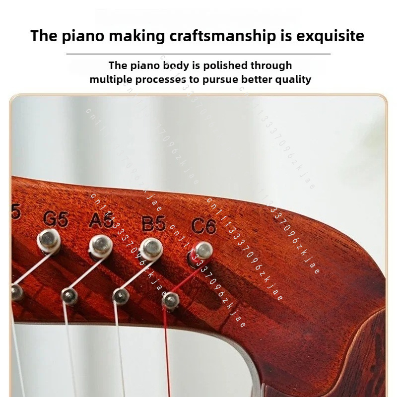 Musical Instrument Harp - Harpe artisanale à 15 cordes pour
