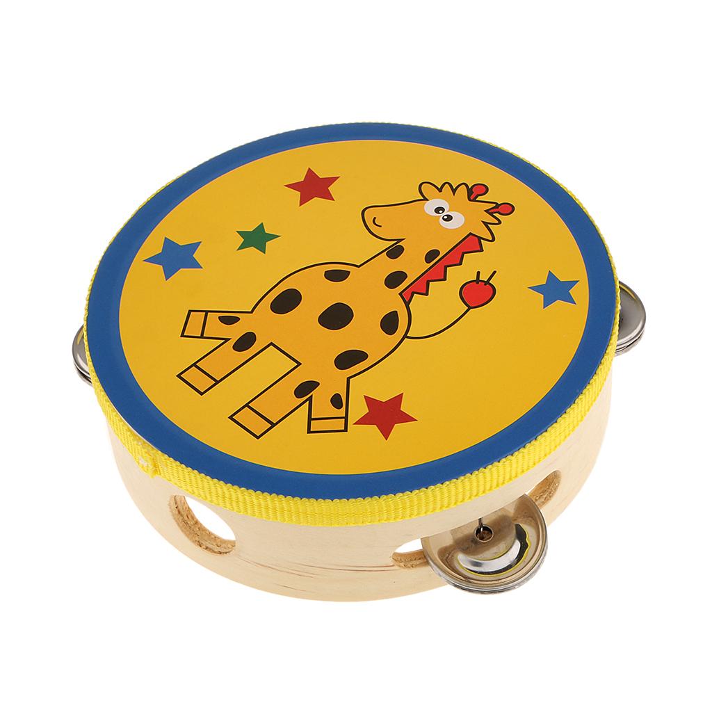 Tambourine Hand Drum - Tambourin en bois, petite percussion à