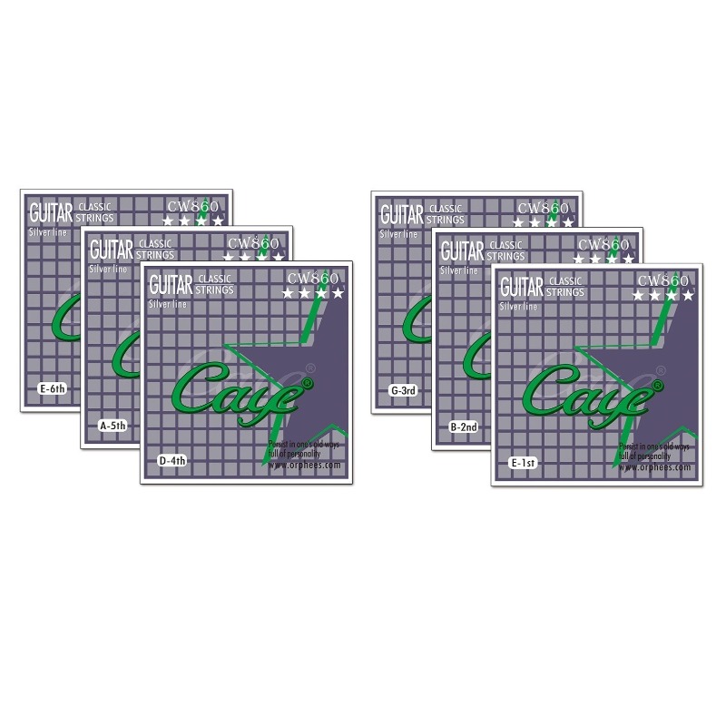 Classical Guitar Nylon - 2 pièces Caye Crossing, cordes classiques,