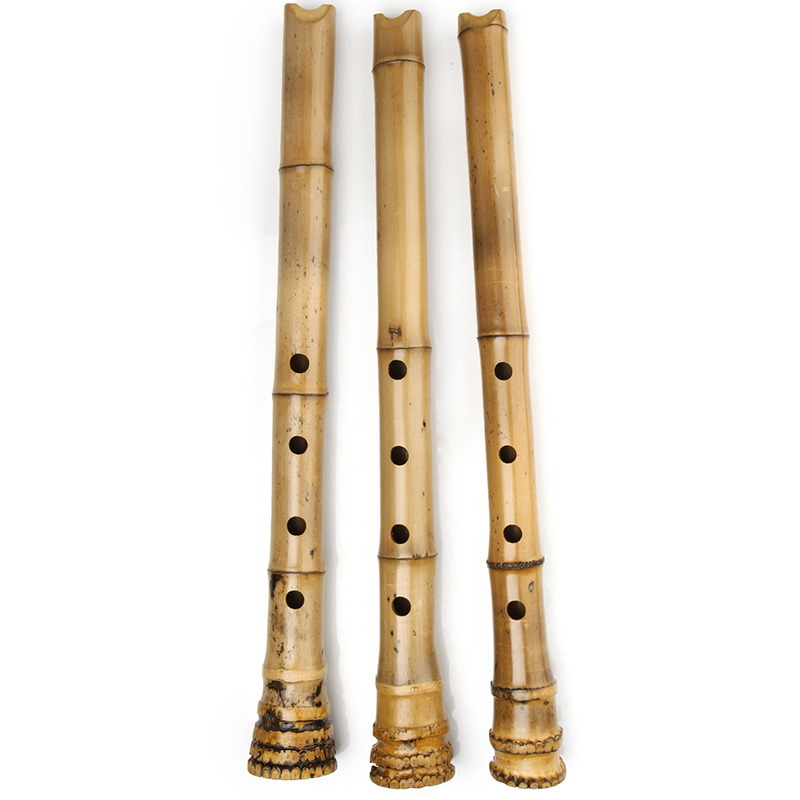 Shakuhachi Bamboo Flute - Flûte en bambou naturel Shakuhachi faite