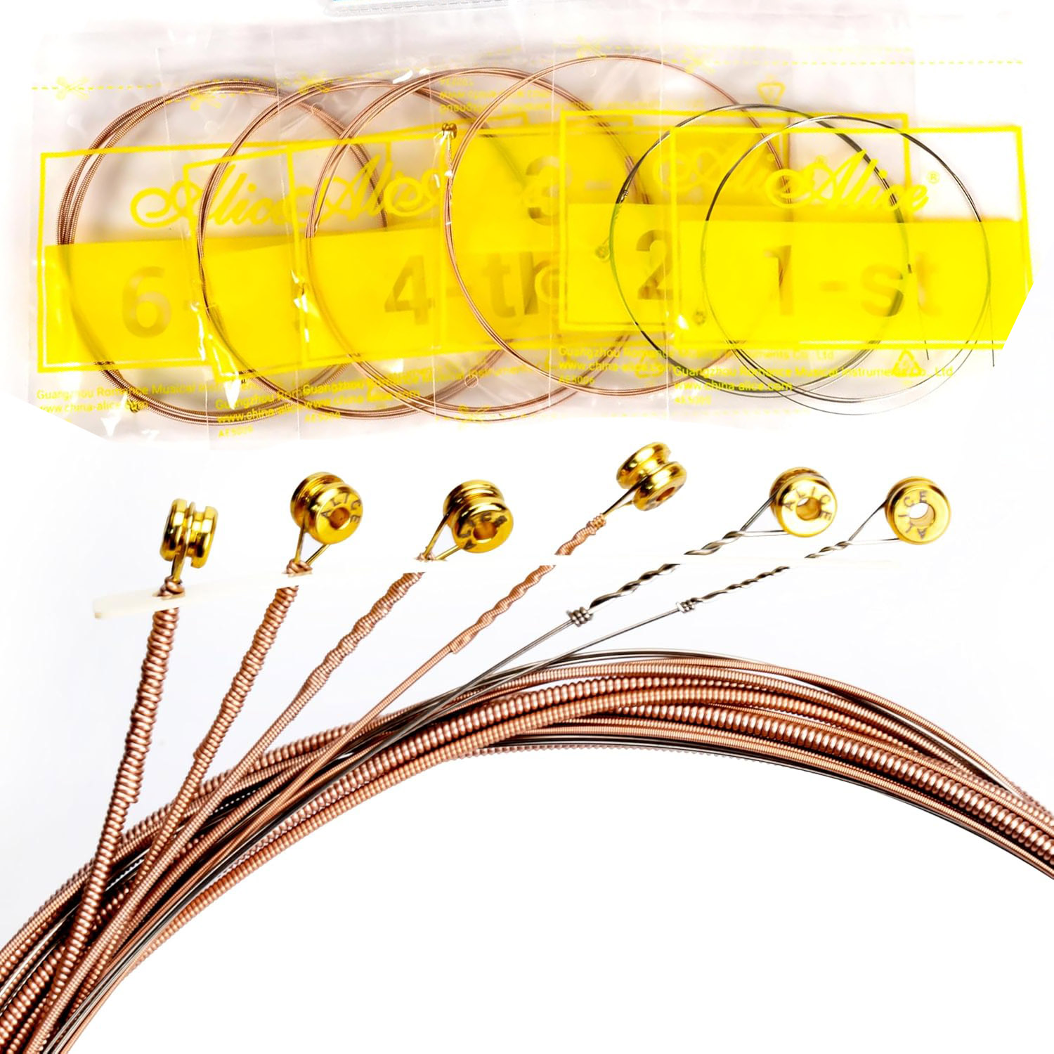 Musical Instrument With Strings - Jeu de cordes de guitare acoustique