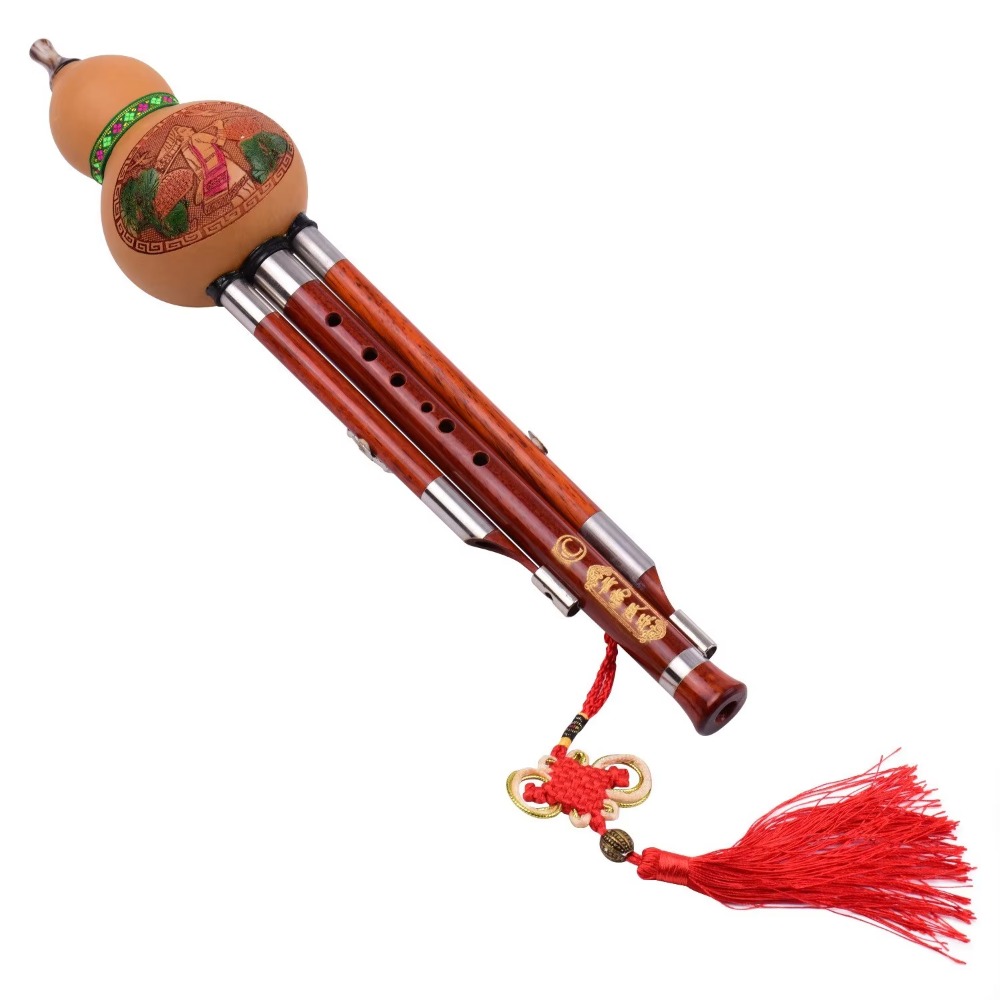 Musical Instrument Flute - Flûte à gourde Hulusi à 3
