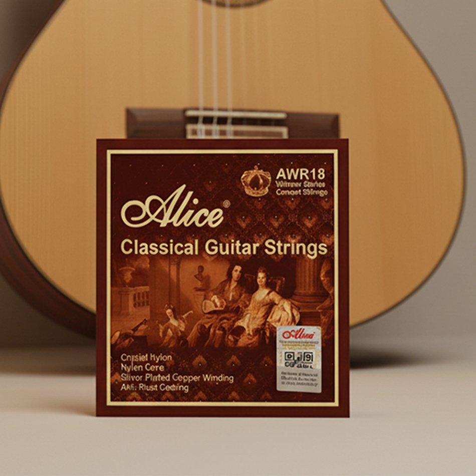 Classical Guitar Nylon - Cordes de guitare classique Alice AWR18,