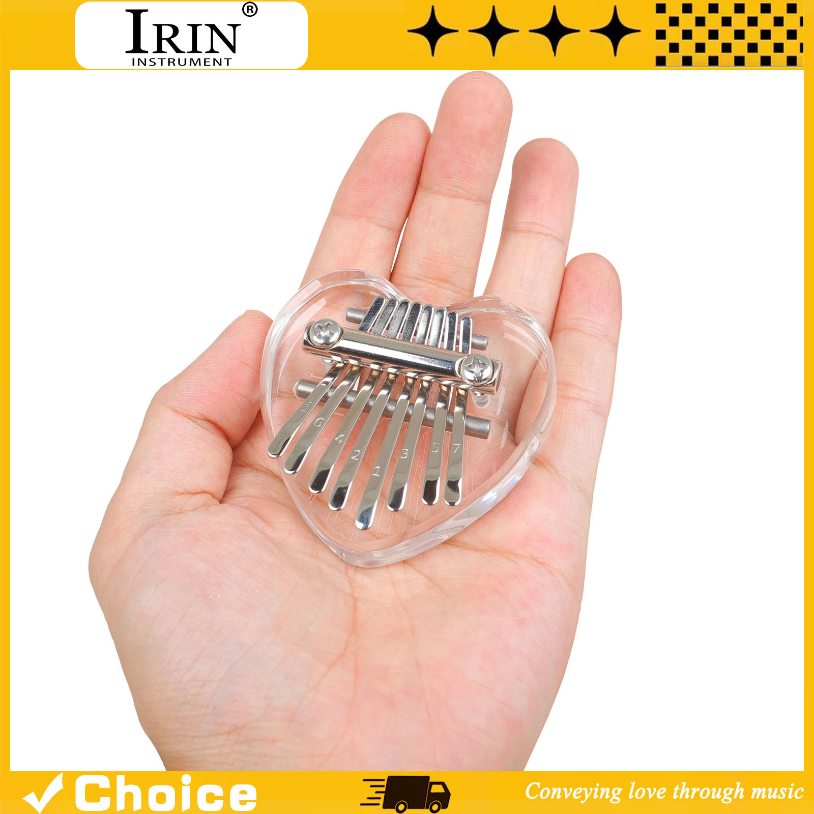 Musical Instrument Harp - Kalimba à 8 touches, mini piano