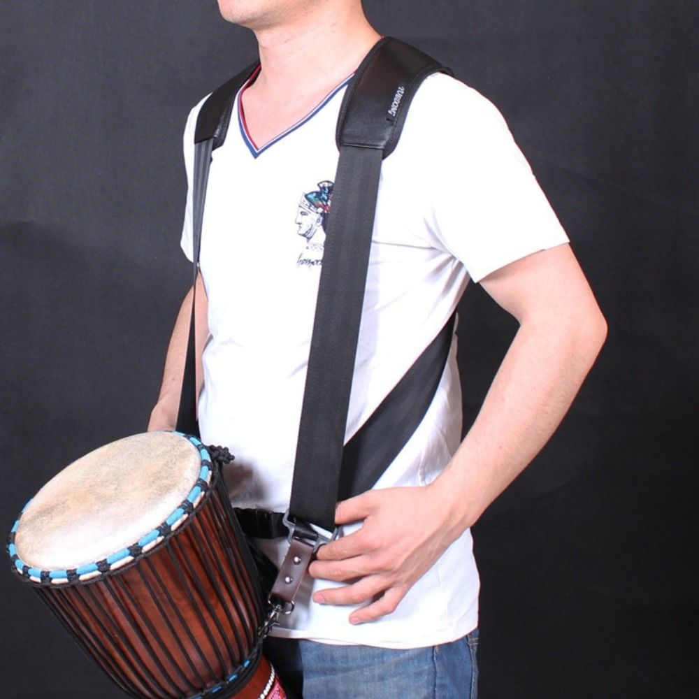 Tambourine Hand Drum - Sangles d'épaule rembourrées épaisses pour djembé,