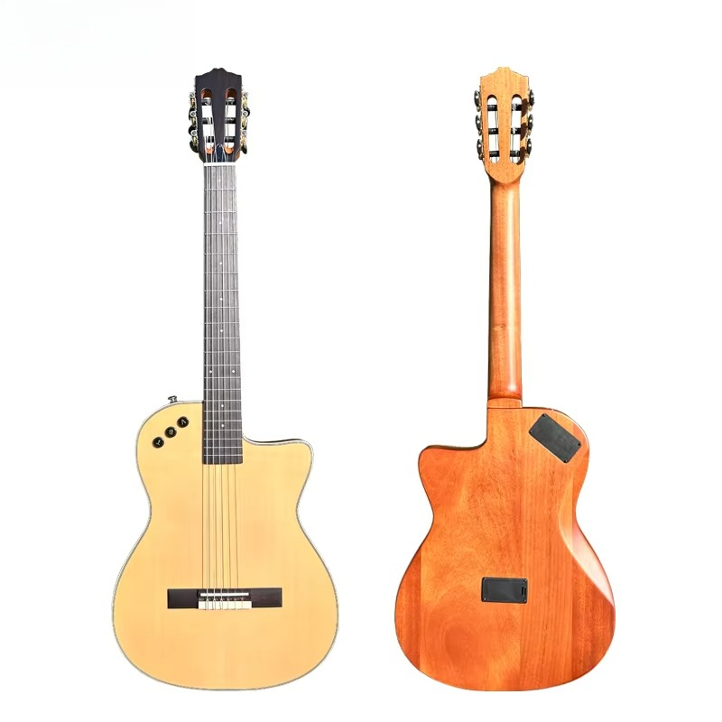 Classical Guitar Nylon - Guitare Classique Électrique Aiersi Slimline Entièrement