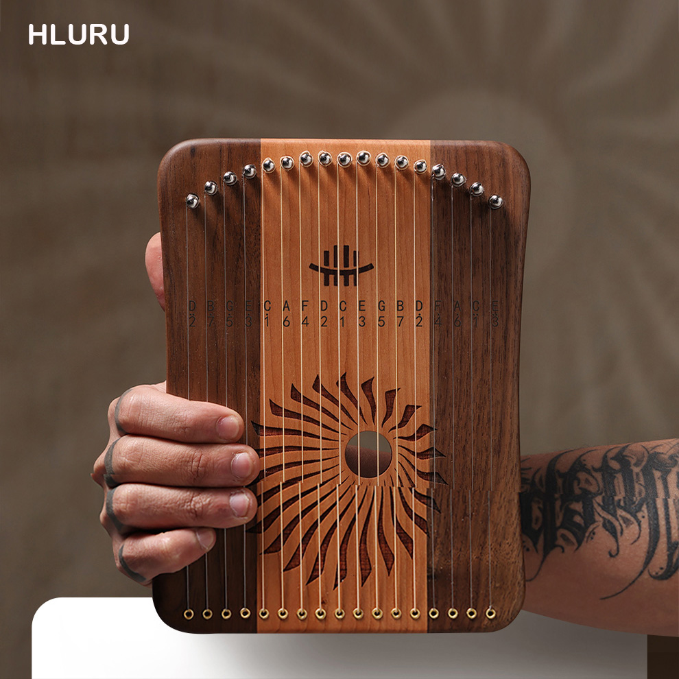 Musical Instrument Harp - HLURU 17/31 cordes Lyre harpe tenu