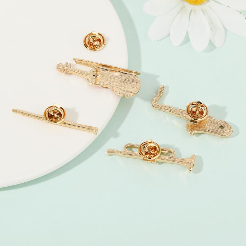 Musical Instrument In Orchestra - Broches en émail amusantes en forme