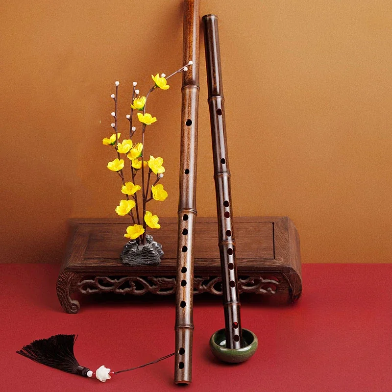 Shakuhachi Bamboo Flute - Dizi Mayor-Flûte en bambou violet pour