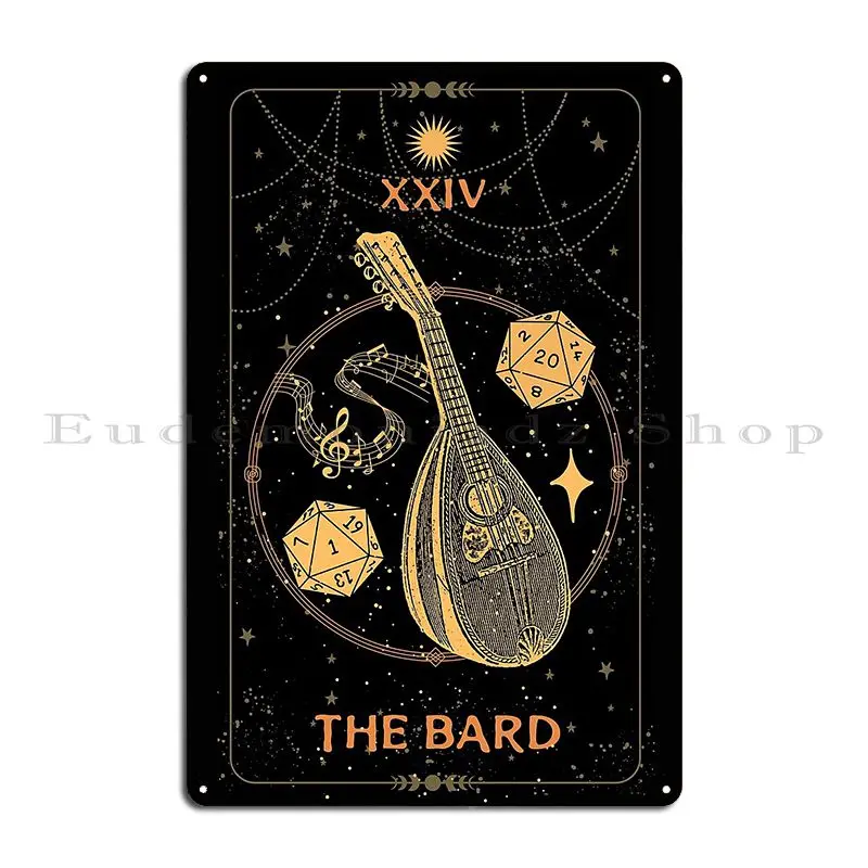 Affiche en métal amusante avec - Musical Instrument Dnd avis et prix