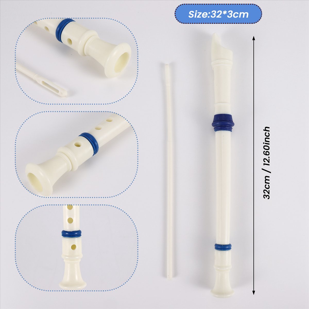 Flûte à bec soprano ABST à 6 t - Musical Instrument Flute avis et prix