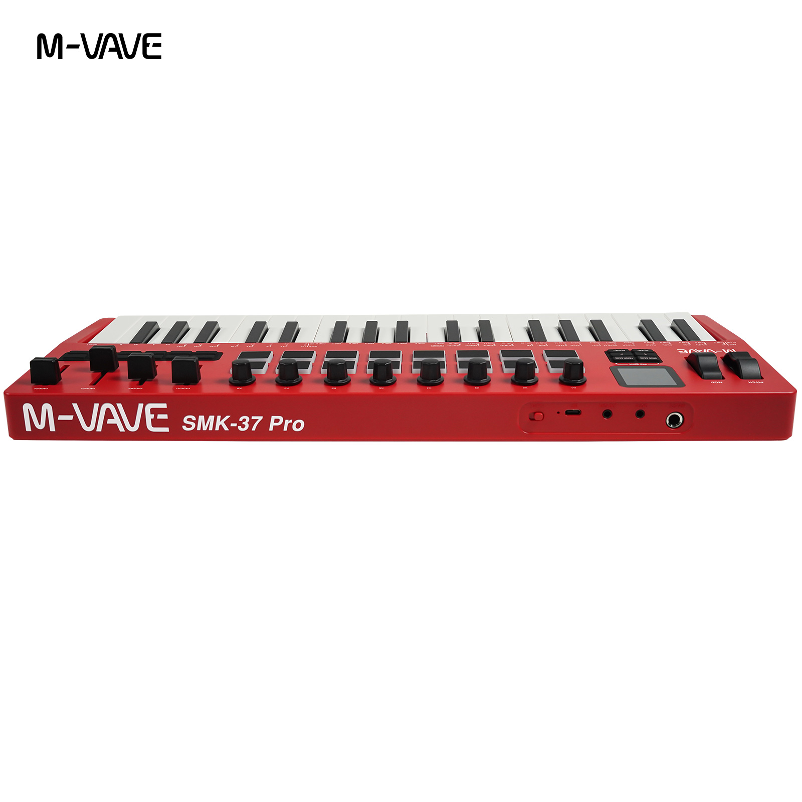 Contrôleur MIDI rouge M-VAVE S - Musical Instruments Names avis et prix