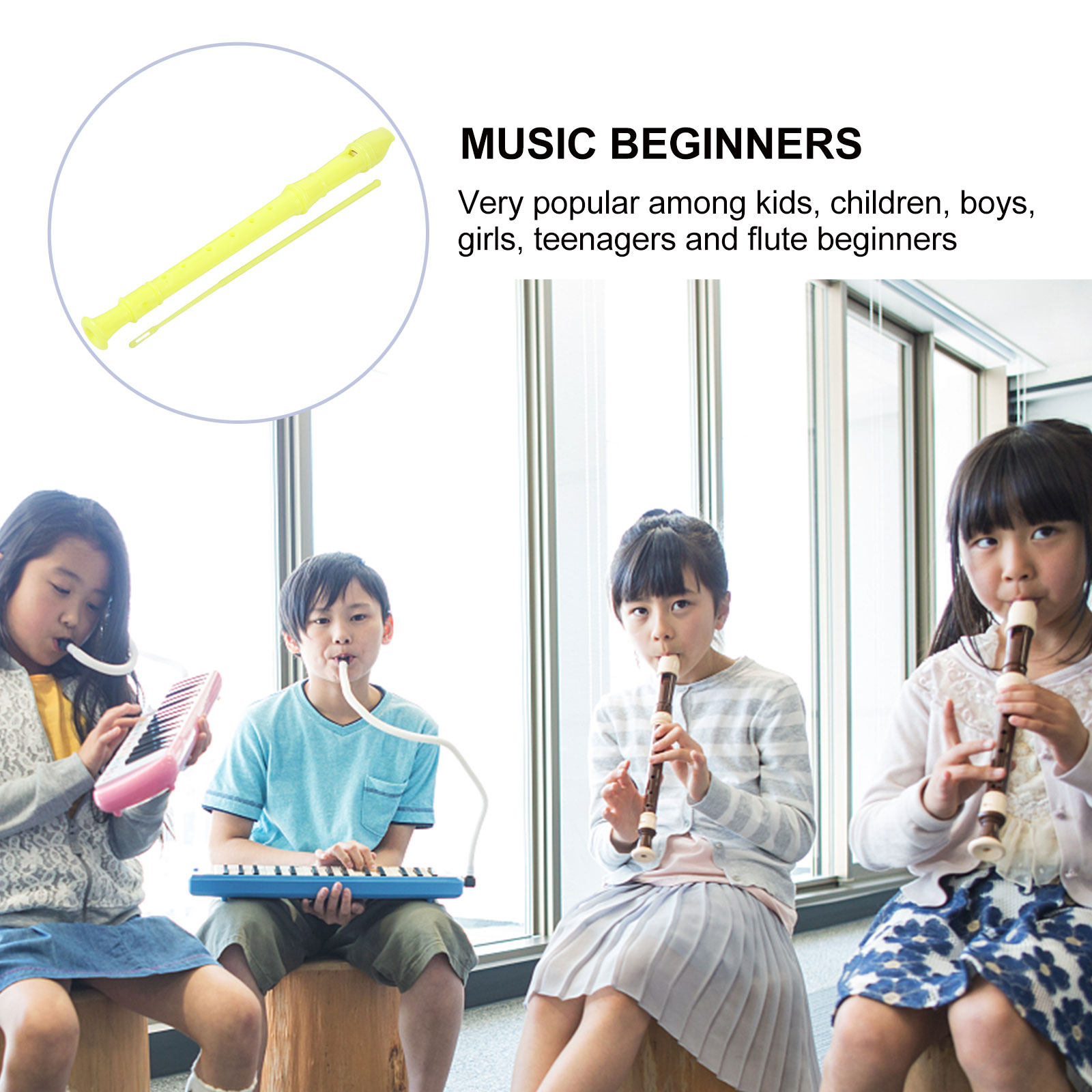 1 ensemble de flûtes à bec sop - Soprano Recorder Plastic avis et prix