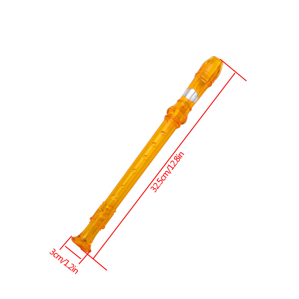 Flûte à bec translucide à 8 tr - Soprano Recorder Plastic avis et prix
