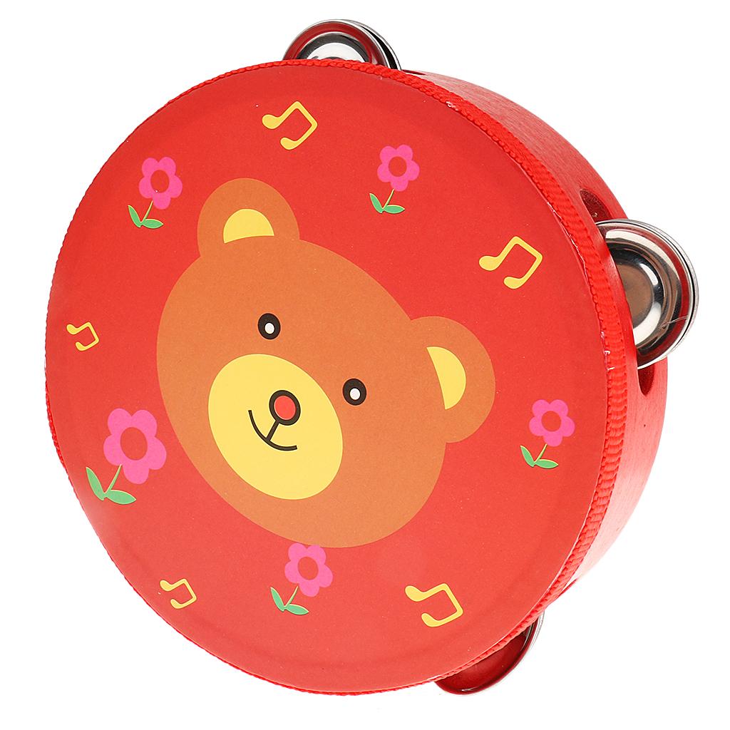 Cloche à main, tambourin en bo - Tambourine Hand Drum avis et prix