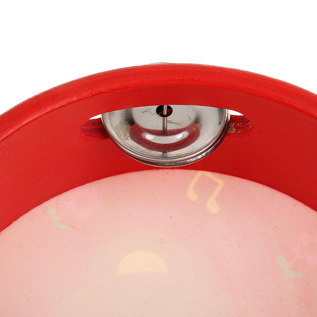 Cloche à main, tambourin en bo - Tambourine Hand Drum avis et prix