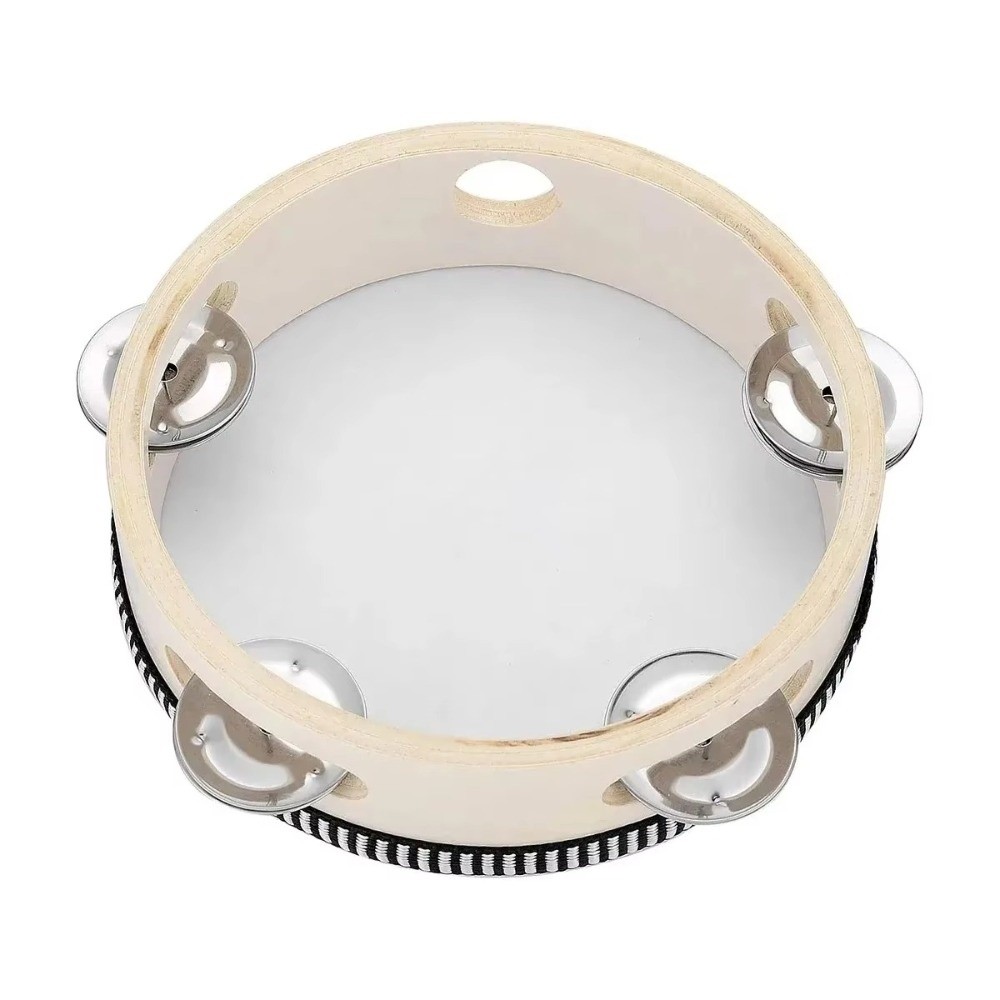 Tambourin à main en bois et mé - Tambourine Hand Drum avis et prix