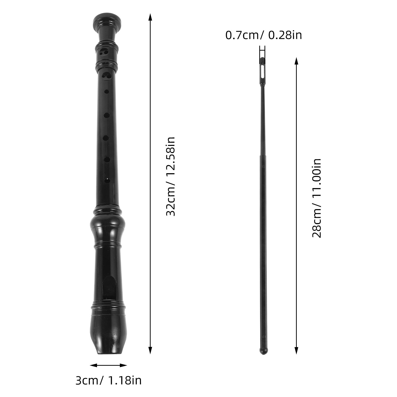 Flûte à bec soprano transparen - Soprano Recorder Plastic avis et prix