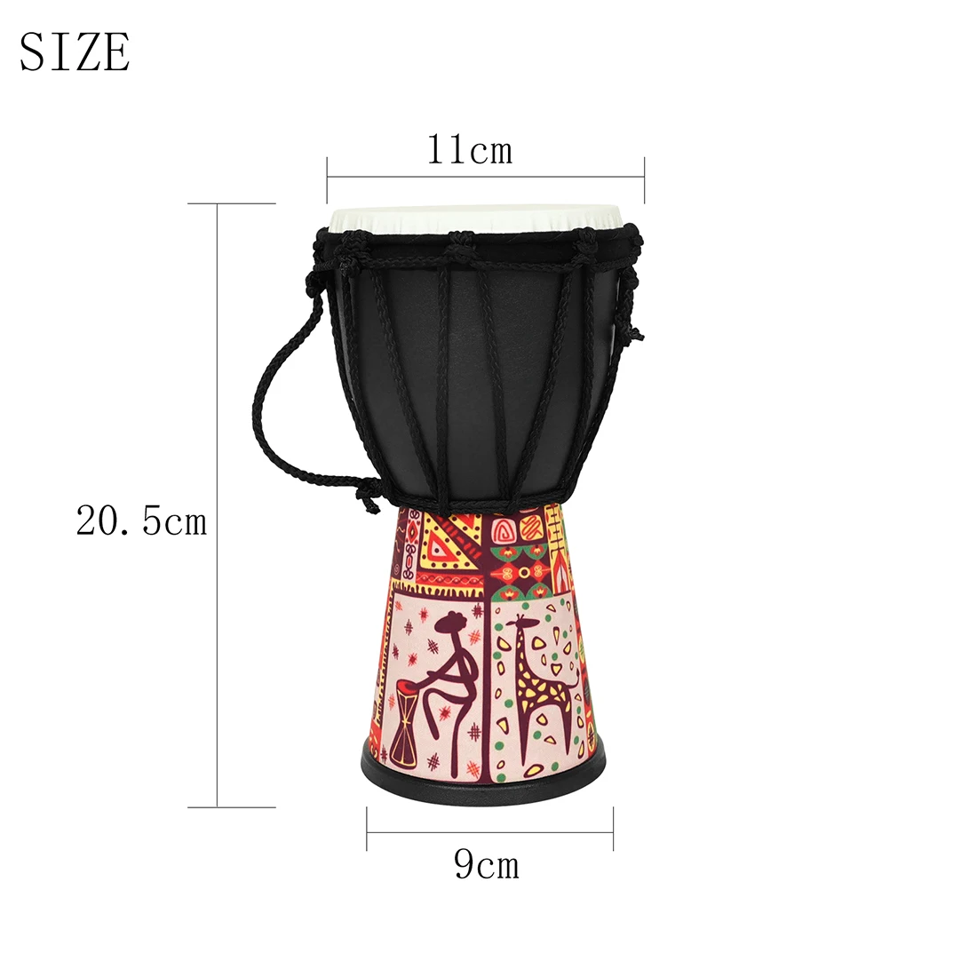 Tambour africain de 4 pouces,  - Djembe Hand Drum avis et prix