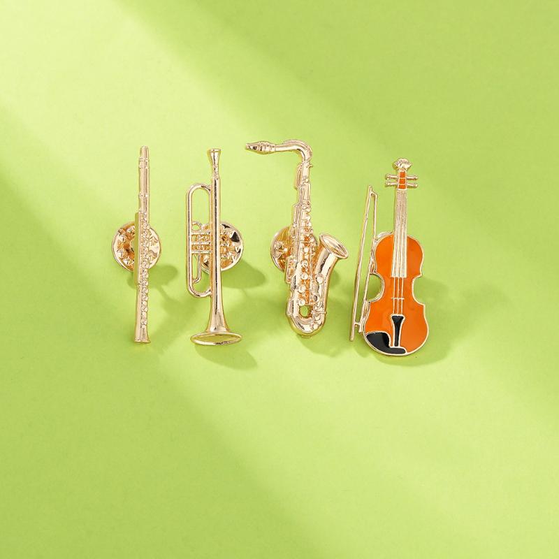 1 pièce Broches en émail amusa - Musical Instrument In Orchestra avis et prix