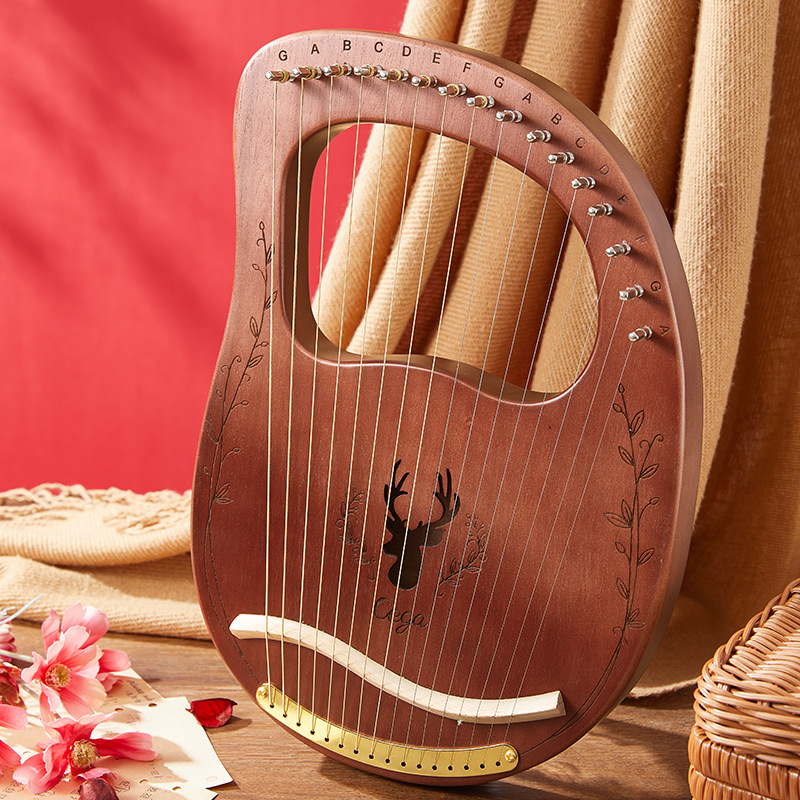Harpe lyre à 16 cordes en bois - Musical Instrument Harp avis et prix