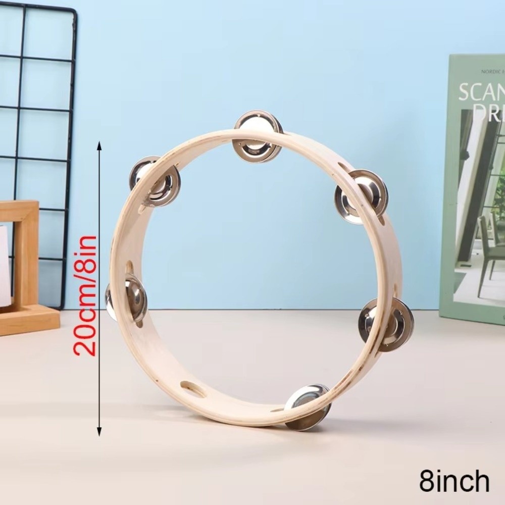 Nouveau Tambourin en bois à un - Tambourine Hand Drum avis et prix