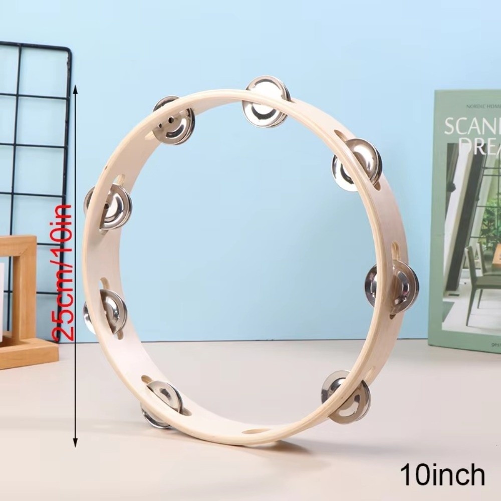 Nouveau Tambourin en bois à un - Tambourine Hand Drum avis et prix