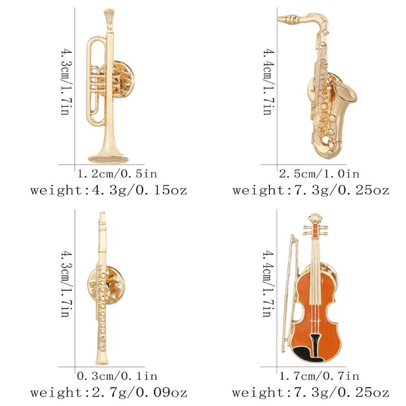 Broches en émail amusantes en  - Musical Instrument In Orchestra avis et prix