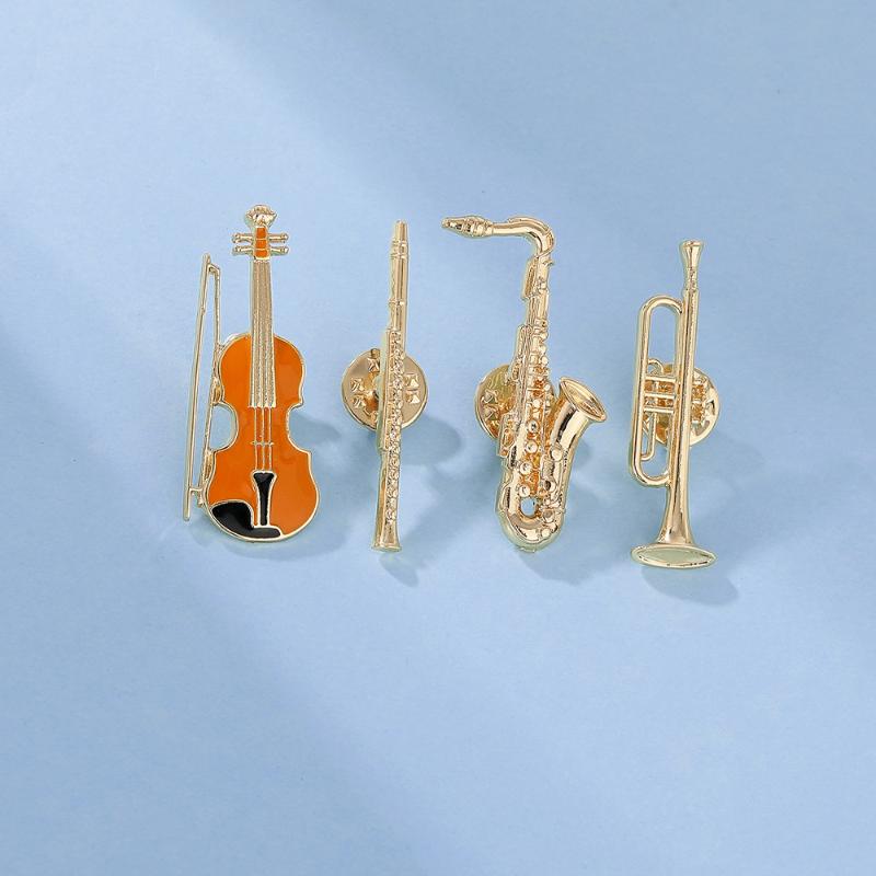 Broches en émail amusantes en  - Musical Instrument In Orchestra avis et prix